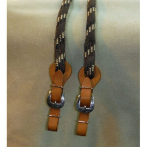 614 Rein with Slobber Straps