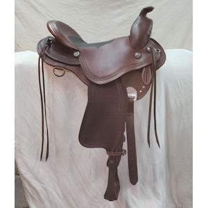 Freedom West Saddle - Extra Wide tree, 15 1/2" 240425-2